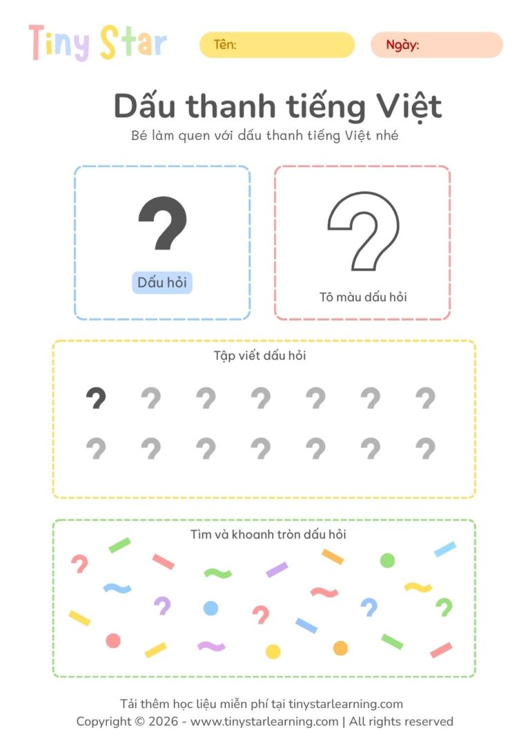 học liệu tiền tiểu học cho bé mầm non, tải file miễn phí